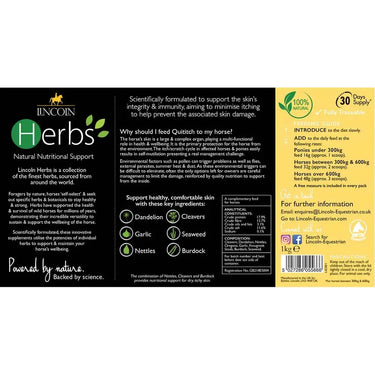 Lincoln Herbs Quititch| Online For Equine