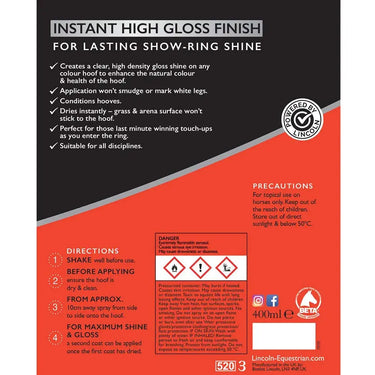 Lincoln Hoof Oil Spray| Online For Equine