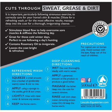 Lincoln Liniment Shampoo| Online For Equine