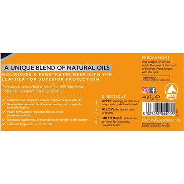 Lincoln Superior Leather Balsam| Online For Equine