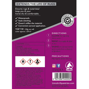 Lincoln Water Proofing Aerosol| Online For Equine