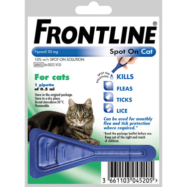 Buy Frontline Spot On For Cats | Online for Equine
