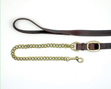 Buy Mackey Classic Leather Lead Buckle End with Chain | Online for Equine