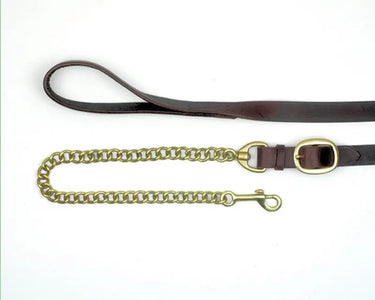 Buy Mackey Classic Leather Lead Buckle End with Chain | Online for Equine