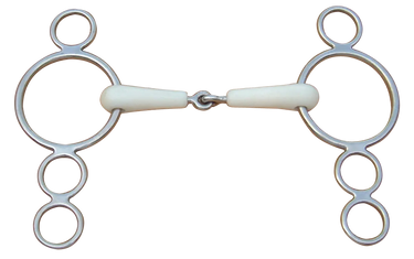 Mackey Flexi Continental 3 Ring Jointed Gag| Online For Equine