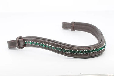 Buy Mackey Sparkle Browband -Emerald | Online for Equine