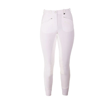 Buy Mark Todd White Ladies Tauranga Full Seat Breeches - 34" / UK 18| Online for Equine