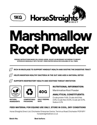 Marshmallow Root Powder| Online For Equine