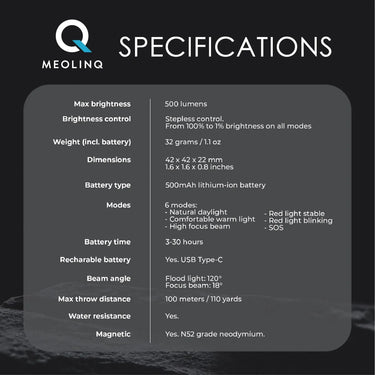 Meolinq LightPlus Rechargeable LED Safety Light for Horse & Rider| Online For Equine