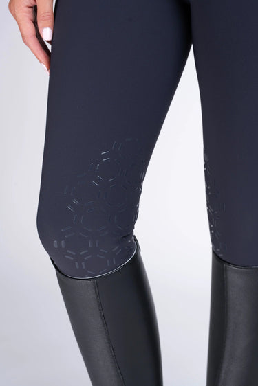 Buy Mochara Knee Grip Breeches in Navy | Online for Equine