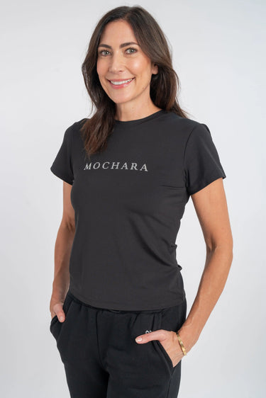 Buy Mochara Luxe Diamante Logo T-Shirt | Online for Equine