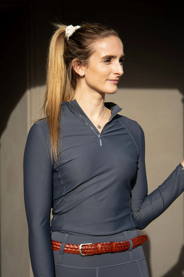 Buy Mochara Technical Base Layer in Charcoal Grey Recycled | Online for Equine