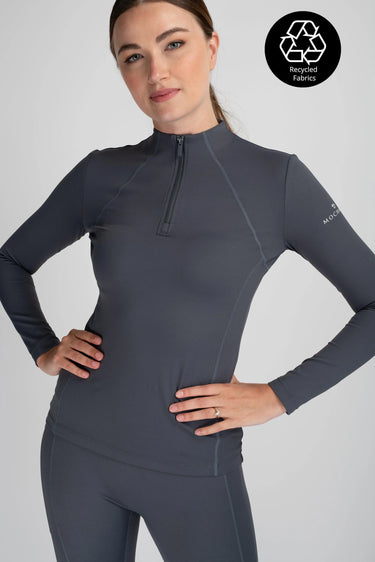 Buy Mochara Technical Base Layer in Charcoal Grey Recycled | Online for Equine
