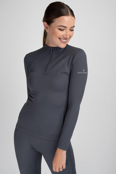 Buy Mochara Technical Base Layer in Charcoal Grey Recycled | Online for Equine