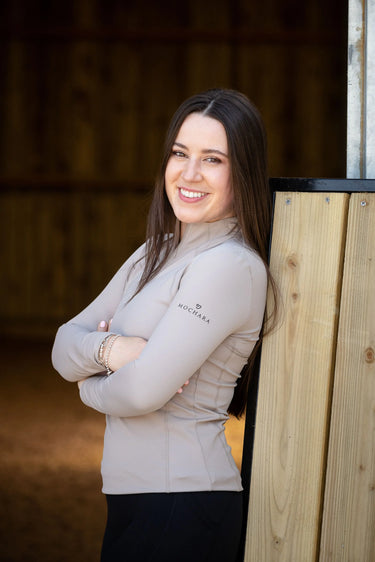 Buy Mochara Technical Base Layer in Taupe Recycled | Online for Equine