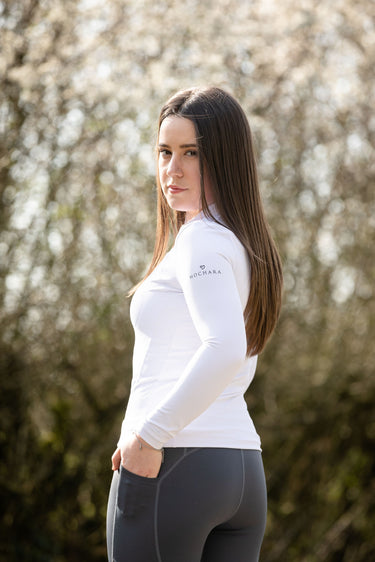 Buy Mochara Technical Base Layer in White Recycled | Online for Equine