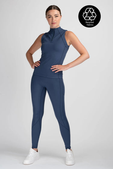 Buy Mochara Technical Leggings in Indigo Blue Recycled | Online for Equine