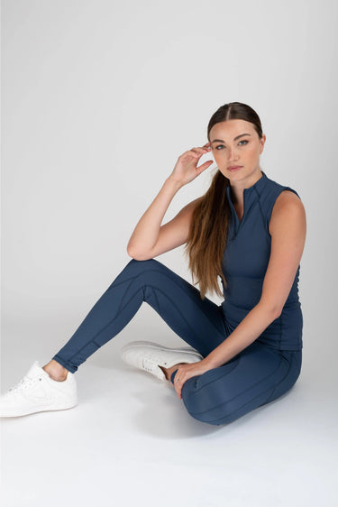 Buy Mochara Technical Leggings in Indigo Blue Recycled | Online for Equine
