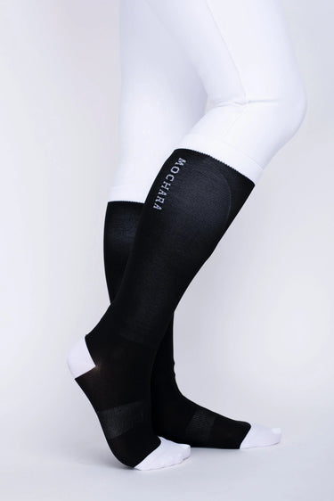 Buy Mochara Long Horse Riding Socks in Black | Online for Equine