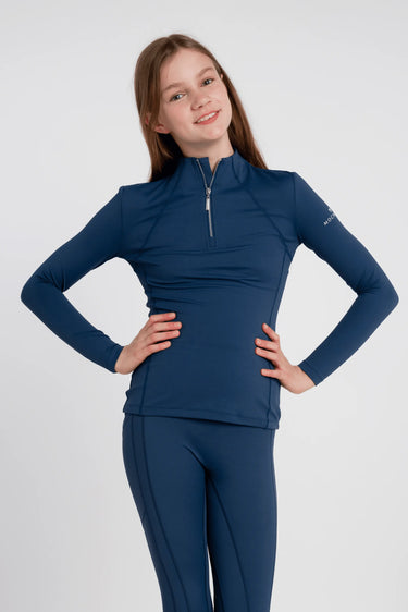 Buy Mochara Technical Base Layer in Indigo Recycled Young Rider | Online for Equine