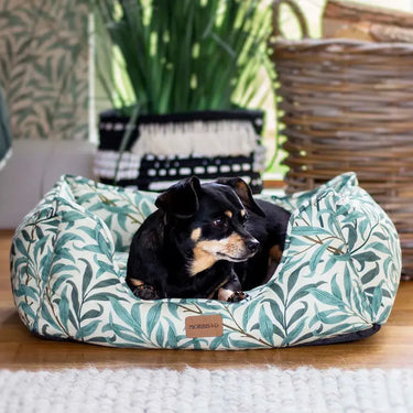 Morris & Co Willow Boughs Print Square Bed| Online For Equine
