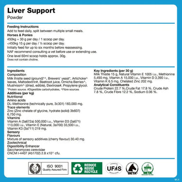 NAF Liver Support| Online For Equine
