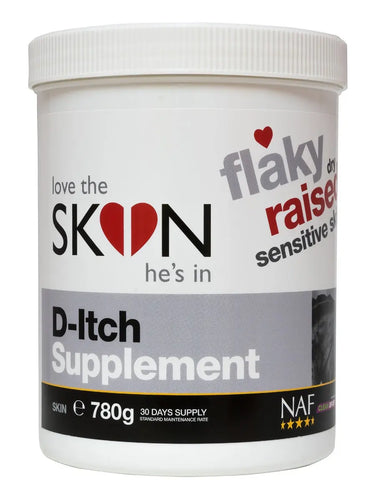 Buy NAF Love the SKIN he's In D-Itch Supplement| Online for Equine