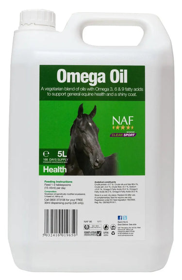 Buy NAF Omega Oil| Online for Equine