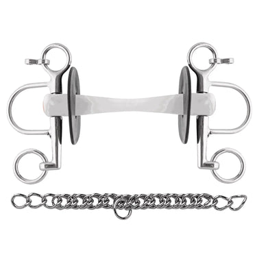 Buy Nathe 20mm Flexible Mullen Mouth Short Cheek Pelham Bit from Online for Equine, shop all of the Nathe Bit range for horses.