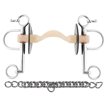 Buy Nathe 20mm Soft Mullen Mouth Ported & Long Cheek Pelham Bit from Online for Equine, shop all of the Nathe Bit range for horses.