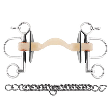 Buy Nathe 20mm Soft Mullen Mouth Ported & Short Cheek Pelham Bit from Online for Equine, shop all of the Nathe Bit range for horses.