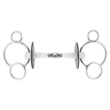 Buy Nathe 3-Ring 18mm Double Jointed Bit from Online for Equine, shop all of the Nathe Bit range for horses.