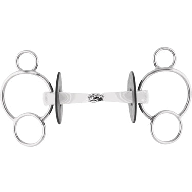 Buy Nathe 3-Ring 18mm Single Jointed Bit from Online for Equine, shop all of the Nathe Bit range for horses.