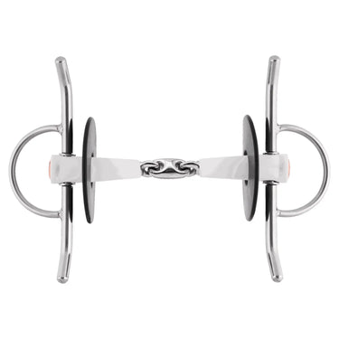 Buy Nathe Full Cheek Snaffle 18mm Double Jointed Bit from Online for Equine, shop all of the Nathe Bit range for horses.