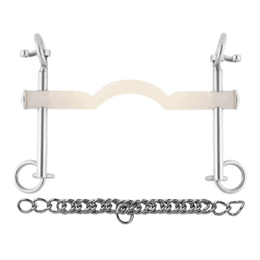 Buy Nathe Short Cheek 15mm Ported Weymouth Bit from Online for Equine, shop all of the Nathe Bit range for horses.