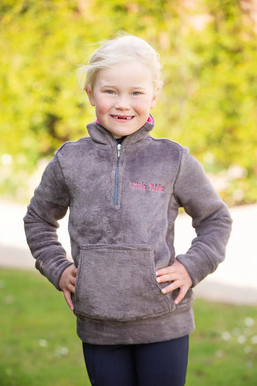 Nina Soft Fleece by Little Rider Grey/Pink| Online For Equine