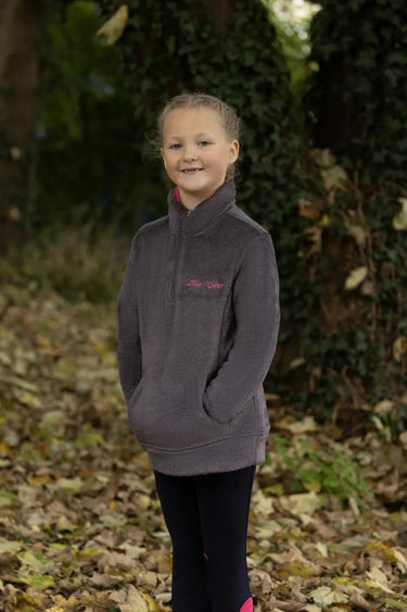 Nina Soft Fleece by Little Rider Grey/Pink| Online For Equine