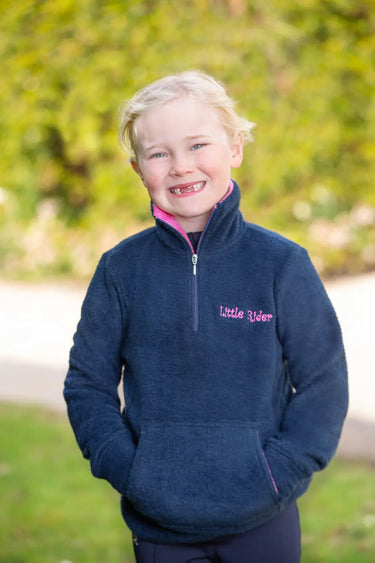Nina Soft Fleece by Little Rider Navy/Pink| Online For Equine
