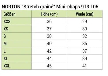 Buy Norton Synthetic Leather Stretch Half Chaps| Online for Equine