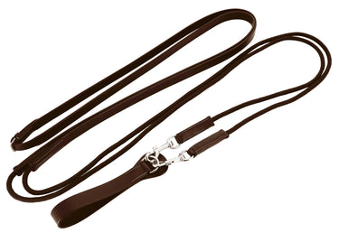 Norton Pro Draw Reins, Leather/Rope| Online For Equine