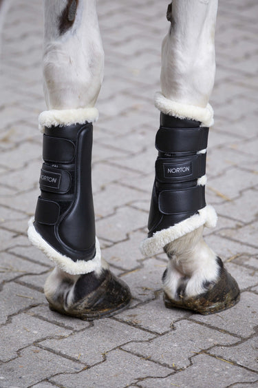 Norton Synthetic Sheepskin Closed Tendon Boots| Online For Equine