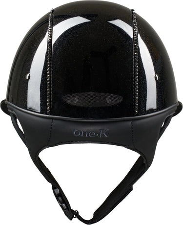 One K Avancé Lux Riding Helmet - Shimmer Effect Black Swarowski Piping| Online For Equine