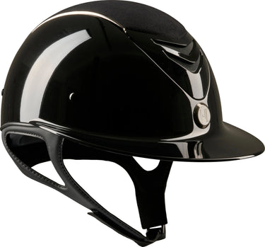 One K Avancé Riding Helmet - Chamude Top Chrome Piping| Online For Equine