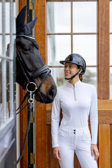 One K Avancé Riding Helmet - Glitter Top Swarowski Piping| Online For Equine
