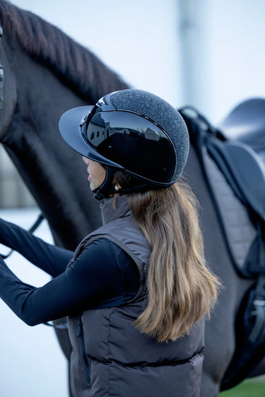 One K Avancé Riding Helmet - Glitter Top Swarowski Piping| Online For Equine