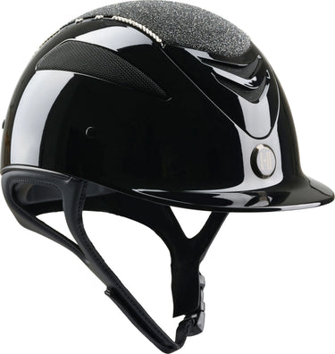 One K Defender Pro Riding Helmet - Glitter Top Swarowski Piping| Online For Equine