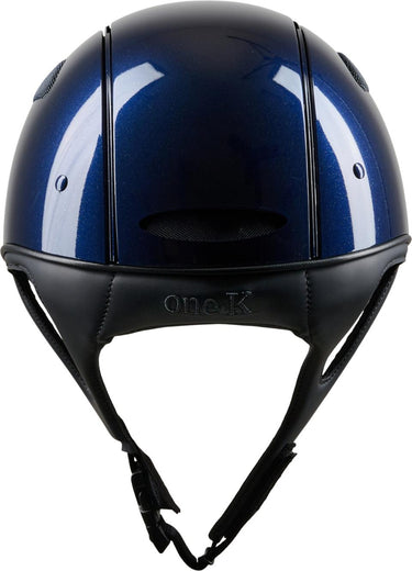 One K Defender Pro Riding Helmet Glossy With Shimmer Effect - Navy Shiny| Online For Equine