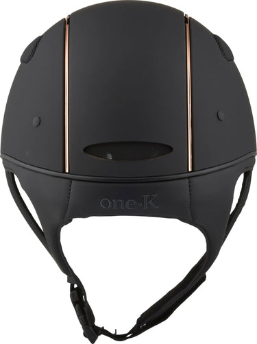 One K Defender Pro Riding Helmet - Matt Top Rosegold Piping| Online For Equine