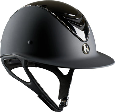 One K Mips Avancé Lux Riding Helmet - Glo Short Sleevedy Top Black Swarovski Piping| Online For Equine