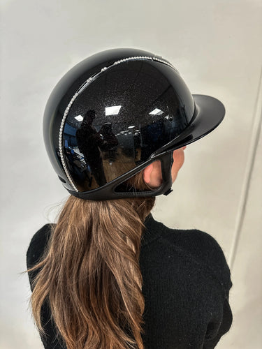One K Mips Avancé Lux Riding Helmet - Shimmer Swarovski Piping| Online For Equine